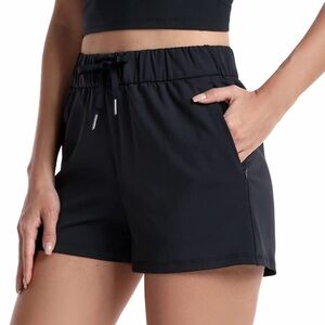 Sunzel Quick-Dry Athletic Shorts – Black – Size 4 / XS 🖤